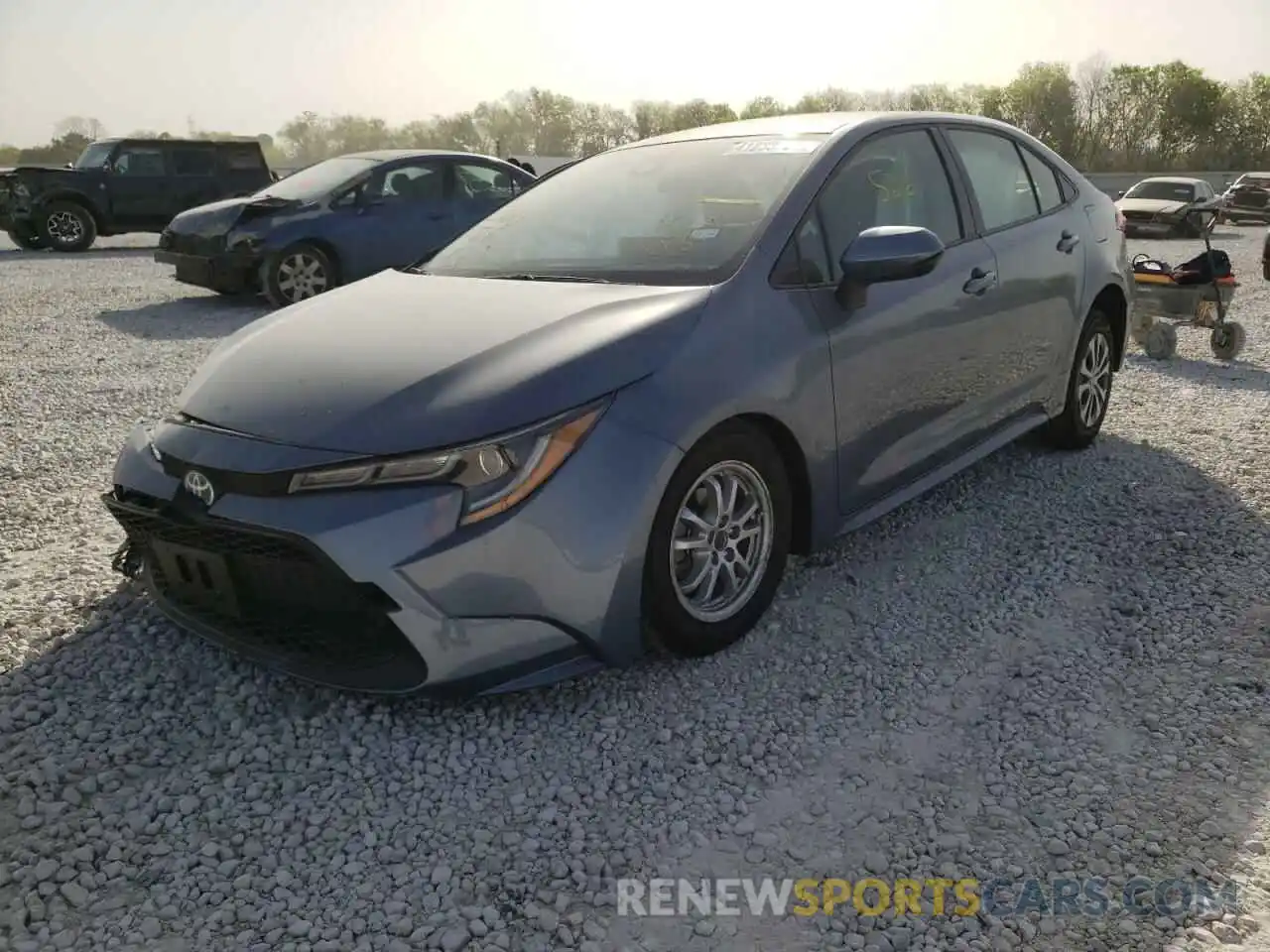 2 Photograph of a damaged car JTDEAMDE4N3003618 TOYOTA COROLLA 2022