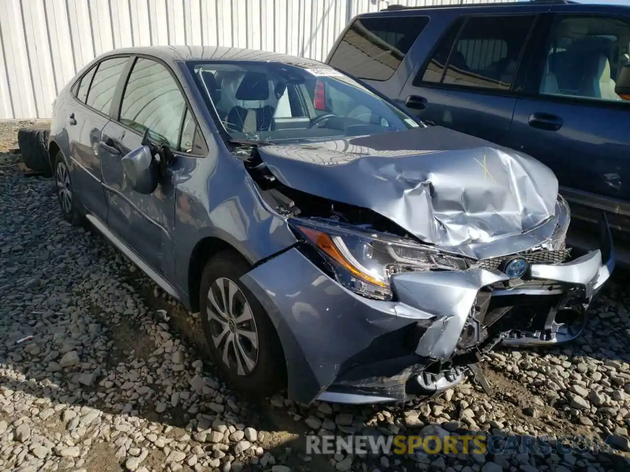 1 Photograph of a damaged car JTDEAMDE4N3004557 TOYOTA COROLLA 2022