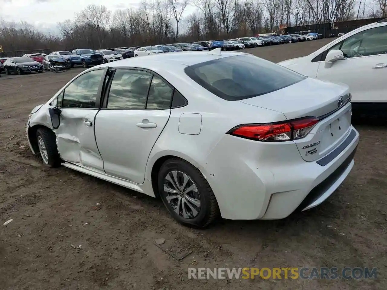 2 Photograph of a damaged car JTDEAMDE4N3009449 TOYOTA COROLLA 2022