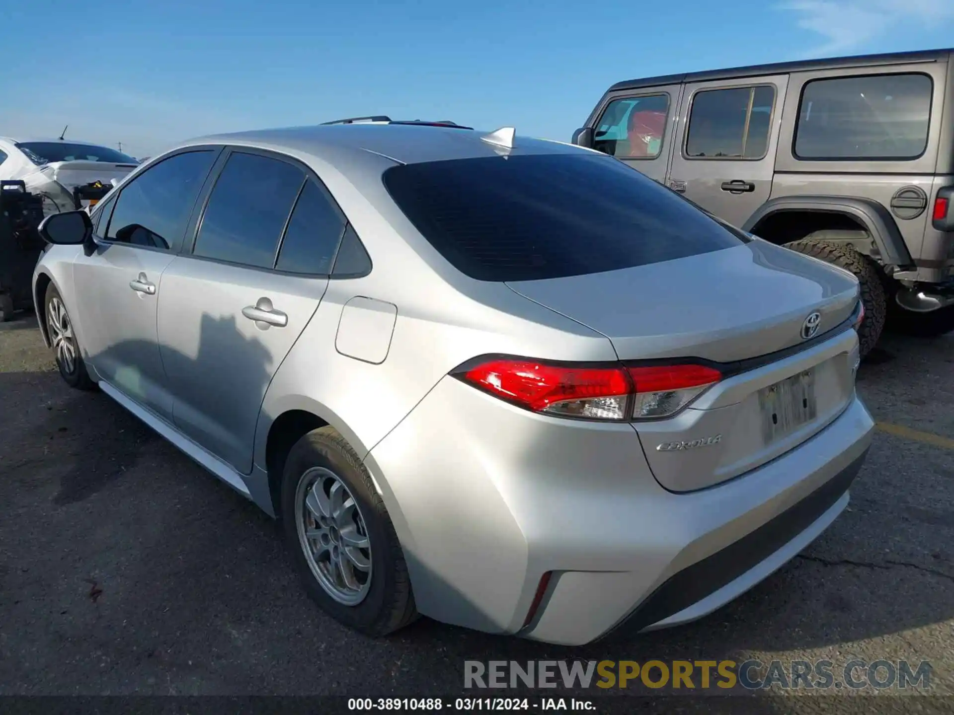 3 Photograph of a damaged car JTDEAMDE4N3009466 TOYOTA COROLLA 2022