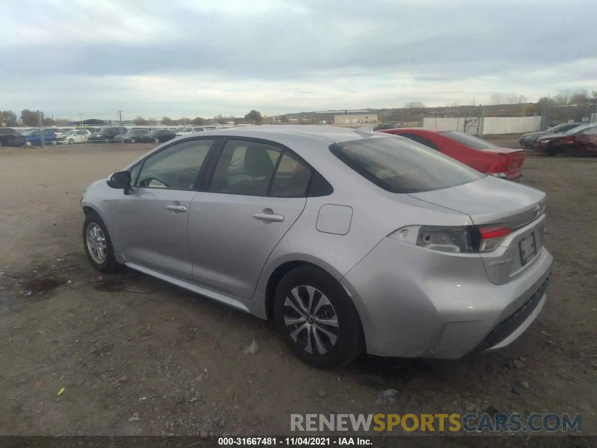 3 Photograph of a damaged car JTDEAMDE4NJ037778 TOYOTA COROLLA 2022