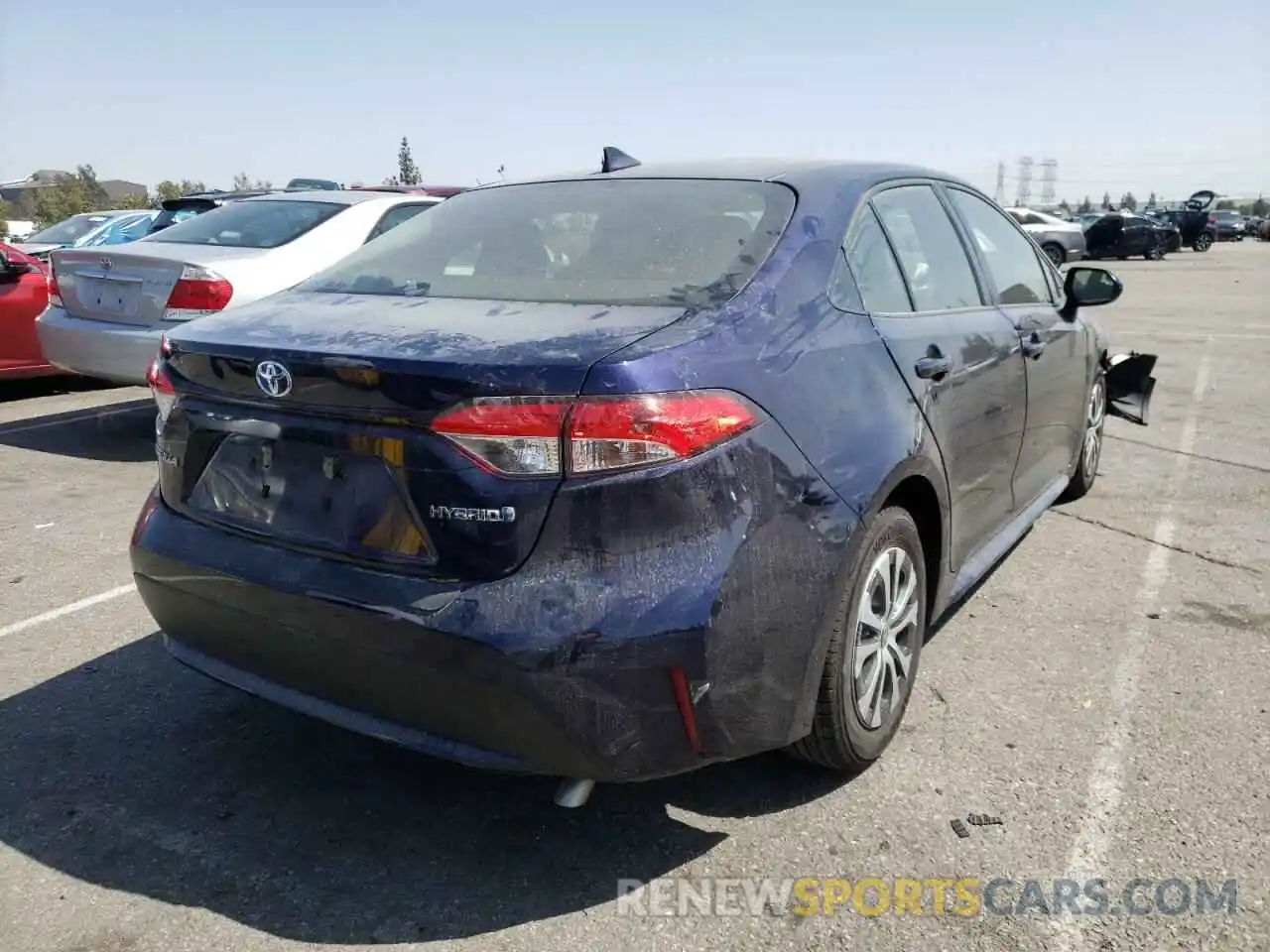 4 Photograph of a damaged car JTDEAMDE4NJ040678 TOYOTA COROLLA 2022