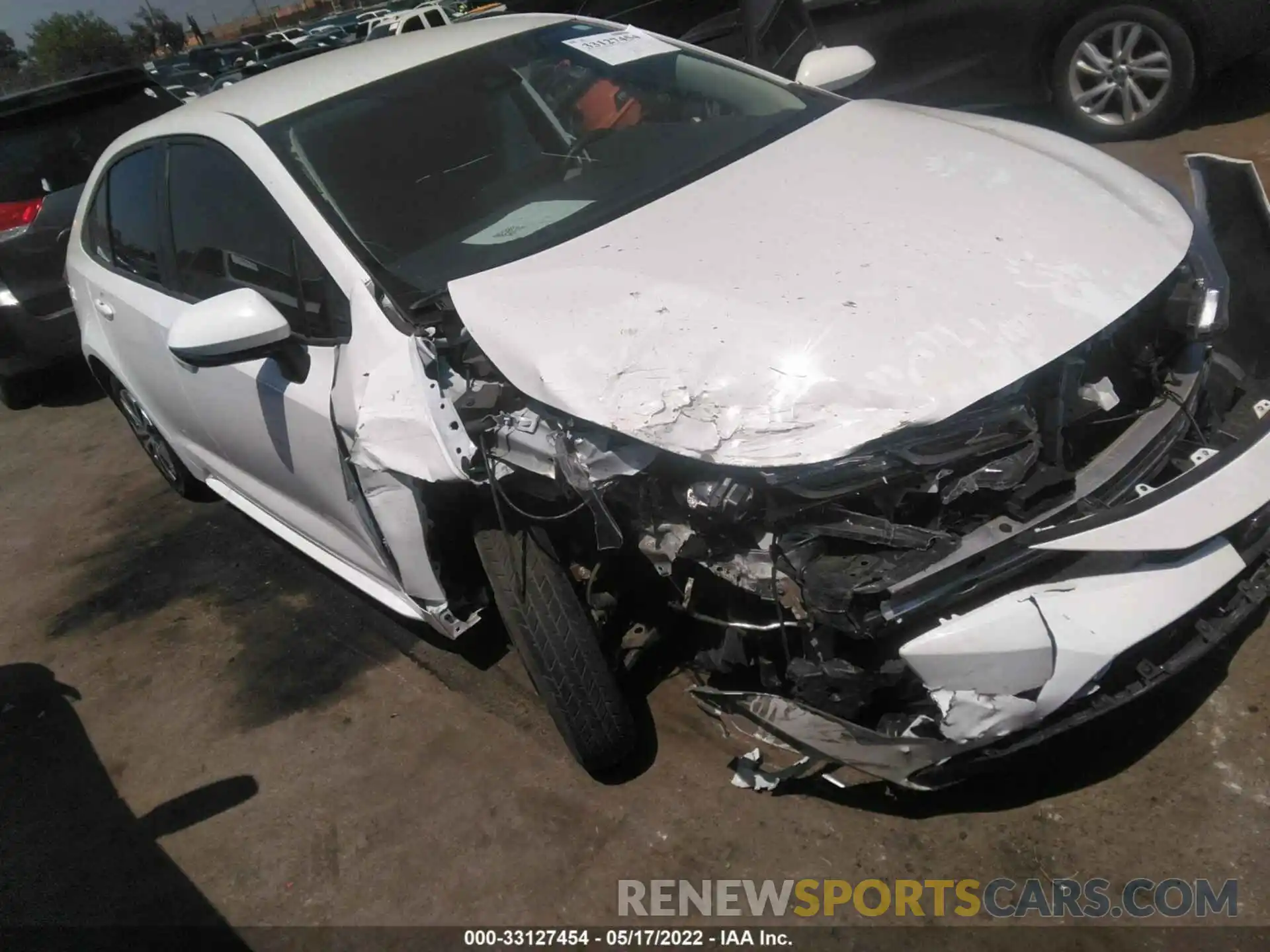 1 Photograph of a damaged car JTDEAMDE4NJ041541 TOYOTA COROLLA 2022