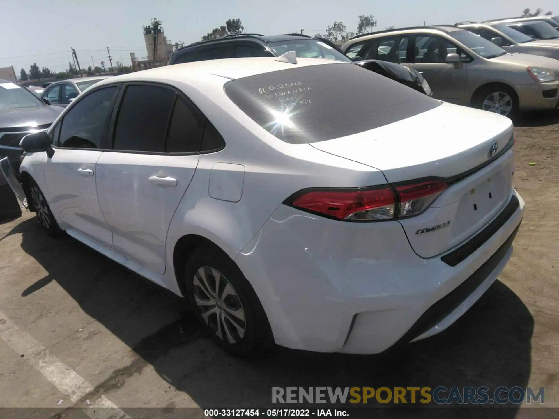 3 Photograph of a damaged car JTDEAMDE4NJ041541 TOYOTA COROLLA 2022