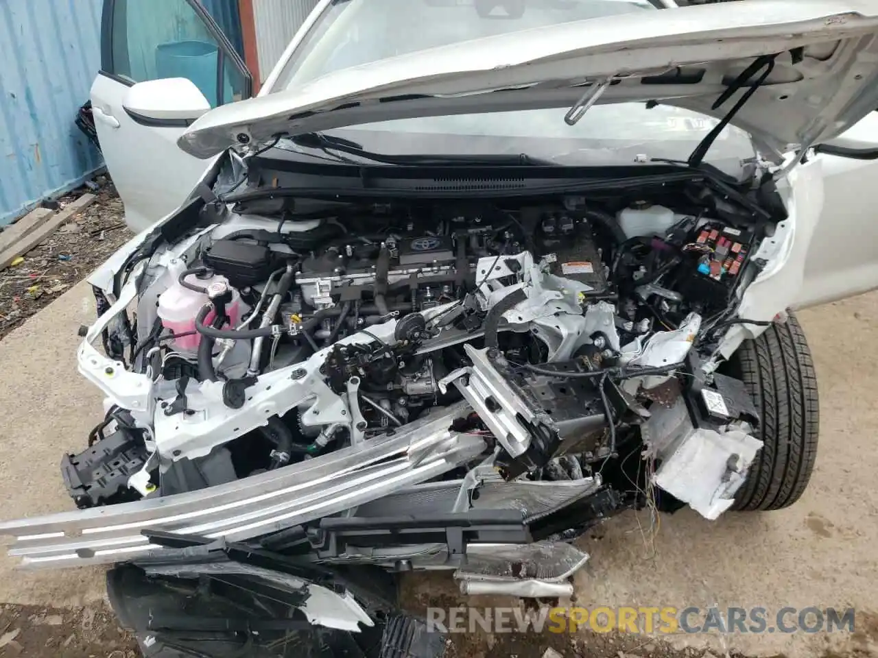 7 Photograph of a damaged car JTDEAMDE4NJ042141 TOYOTA COROLLA 2022