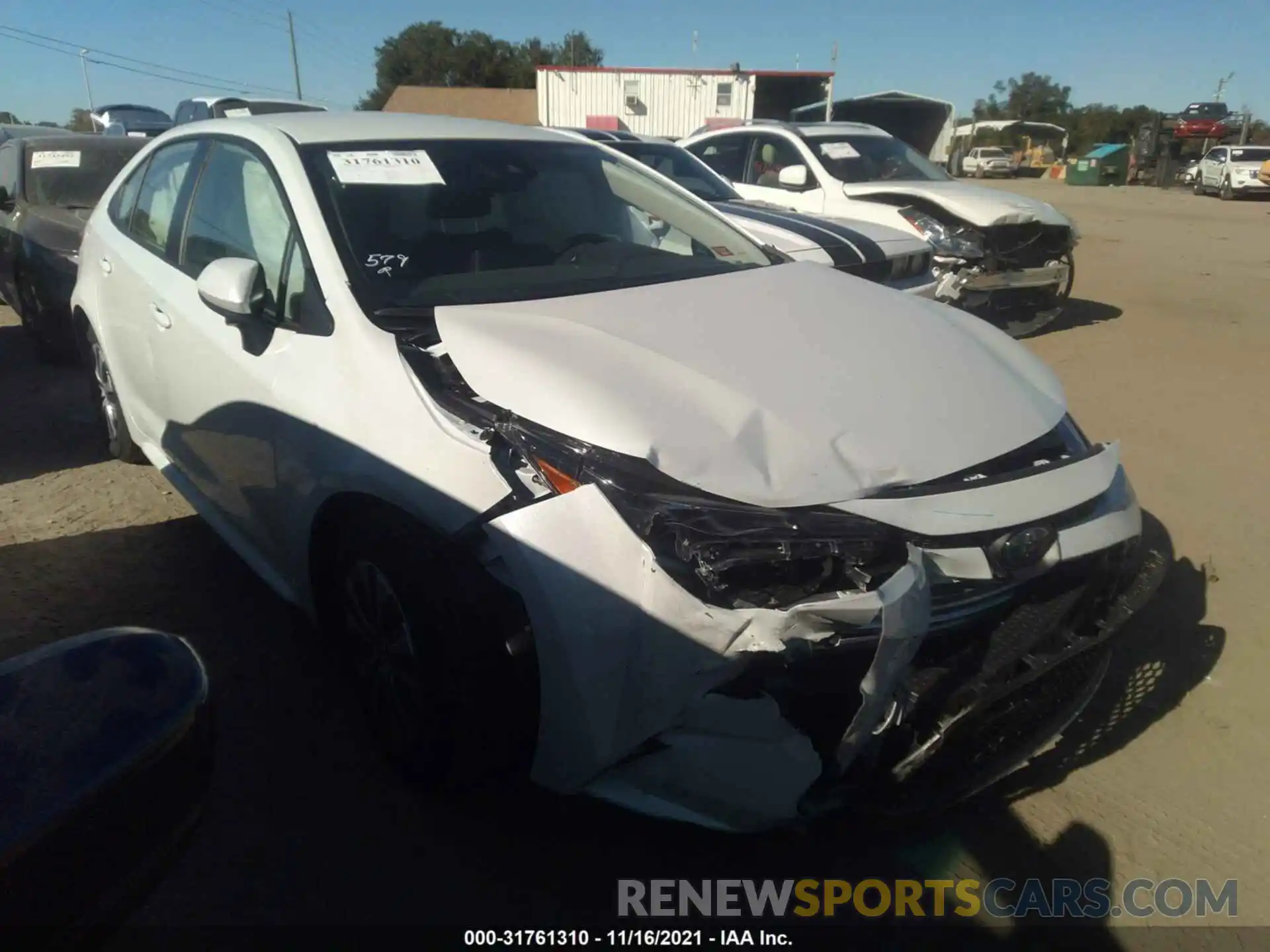 1 Photograph of a damaged car JTDEAMDE4NJ042611 TOYOTA COROLLA 2022