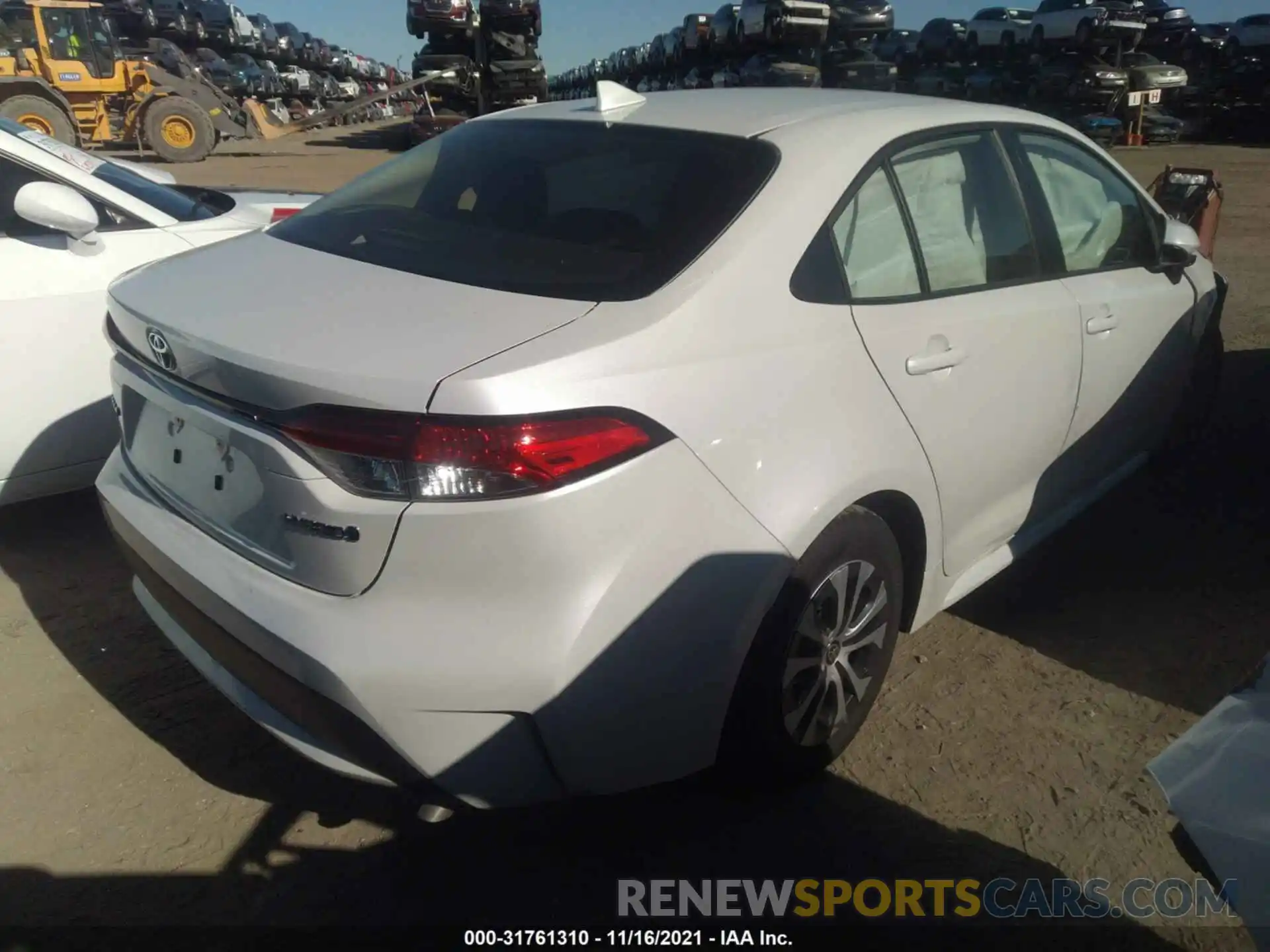 4 Photograph of a damaged car JTDEAMDE4NJ042611 TOYOTA COROLLA 2022