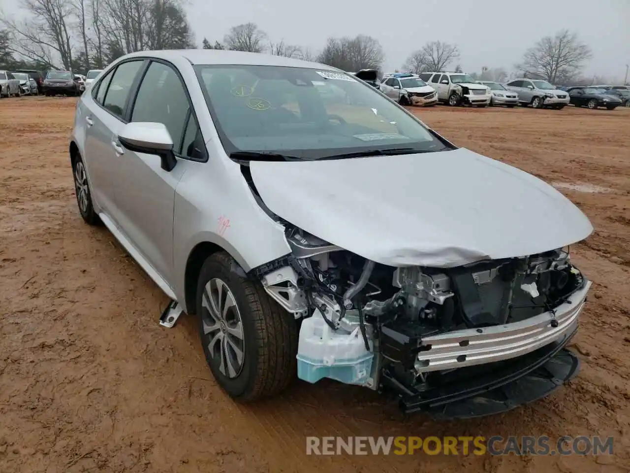 1 Photograph of a damaged car JTDEAMDE4NJ043368 TOYOTA COROLLA 2022