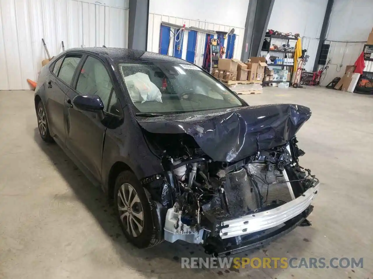 1 Photograph of a damaged car JTDEAMDE4NJ043709 TOYOTA COROLLA 2022