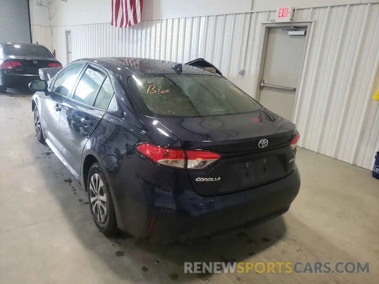 3 Photograph of a damaged car JTDEAMDE4NJ043709 TOYOTA COROLLA 2022