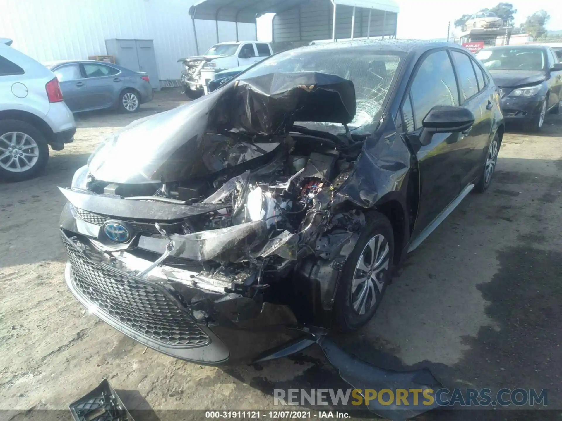 6 Photograph of a damaged car JTDEAMDE4NJ043838 TOYOTA COROLLA 2022