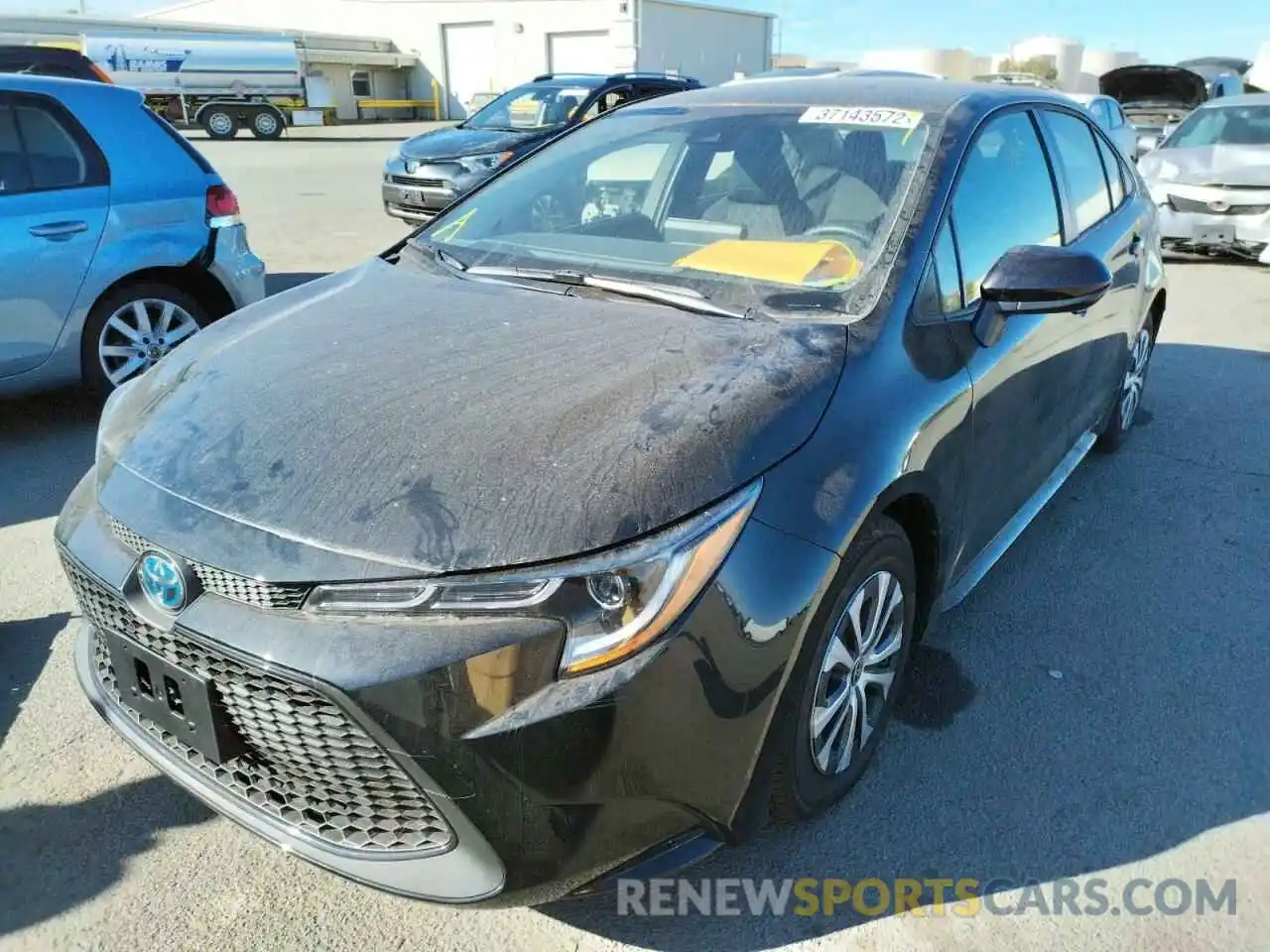 2 Photograph of a damaged car JTDEAMDE4NJ043967 TOYOTA COROLLA 2022