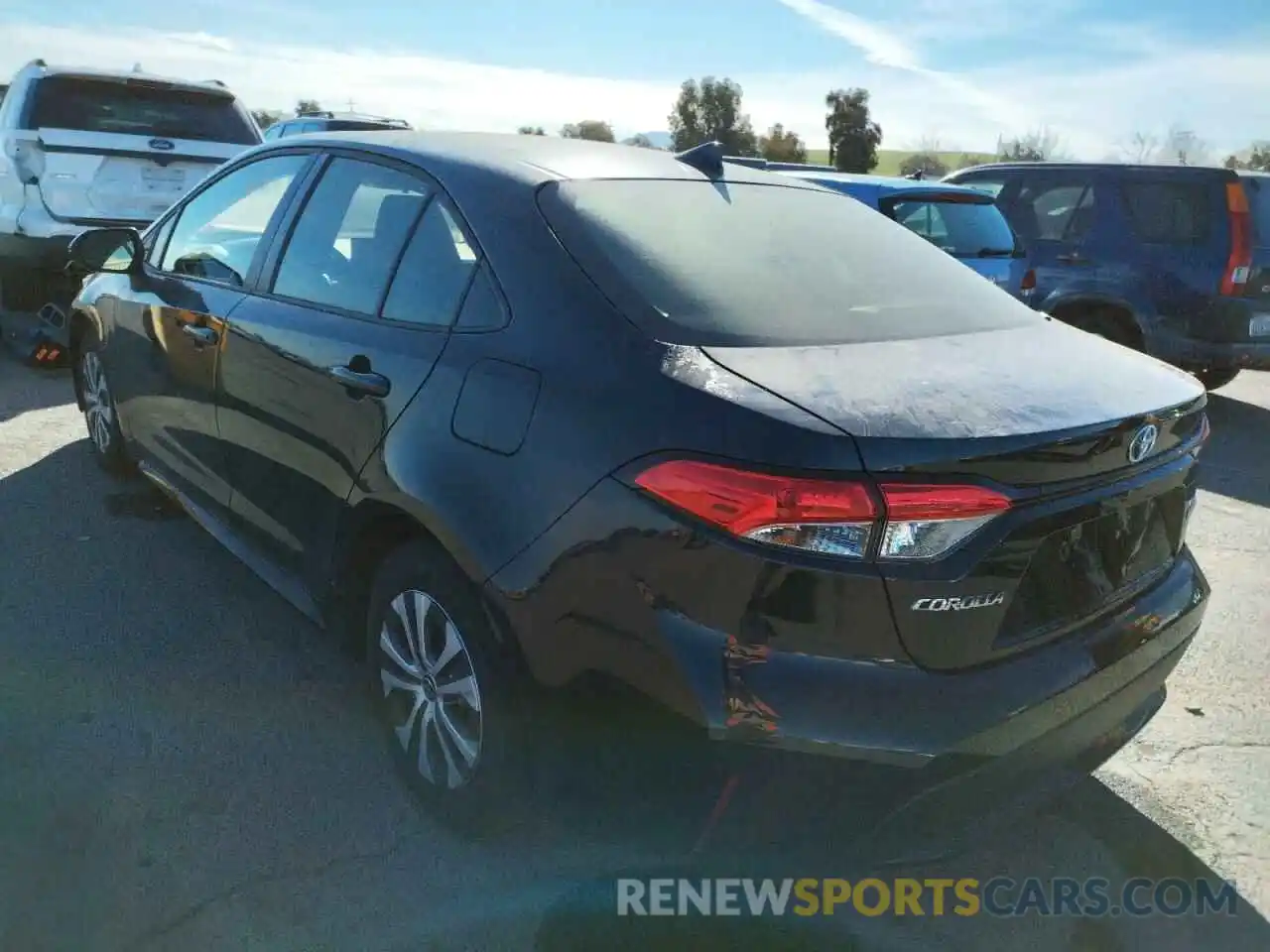 3 Photograph of a damaged car JTDEAMDE4NJ043967 TOYOTA COROLLA 2022