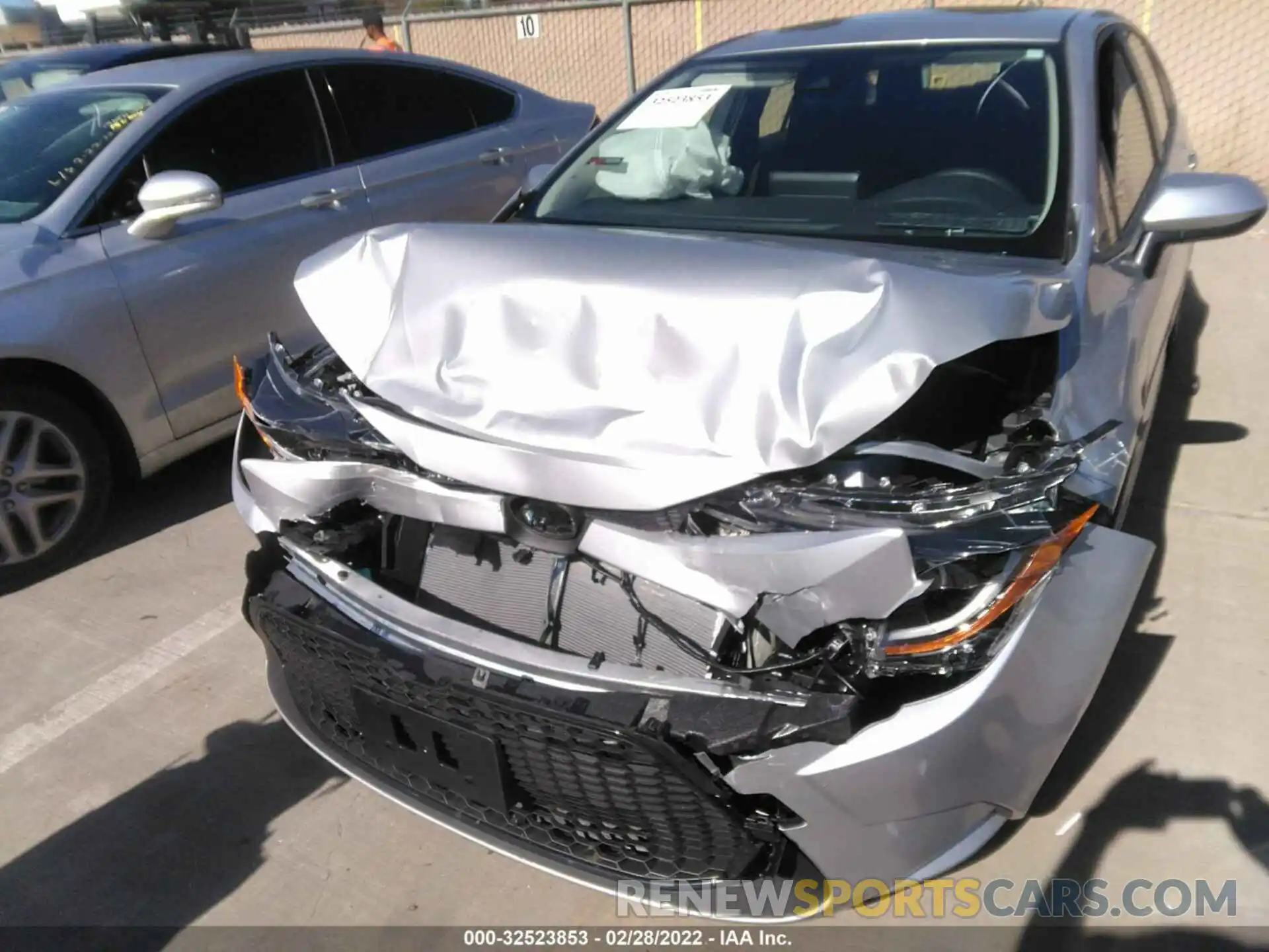 6 Photograph of a damaged car JTDEAMDE4NJ045489 TOYOTA COROLLA 2022