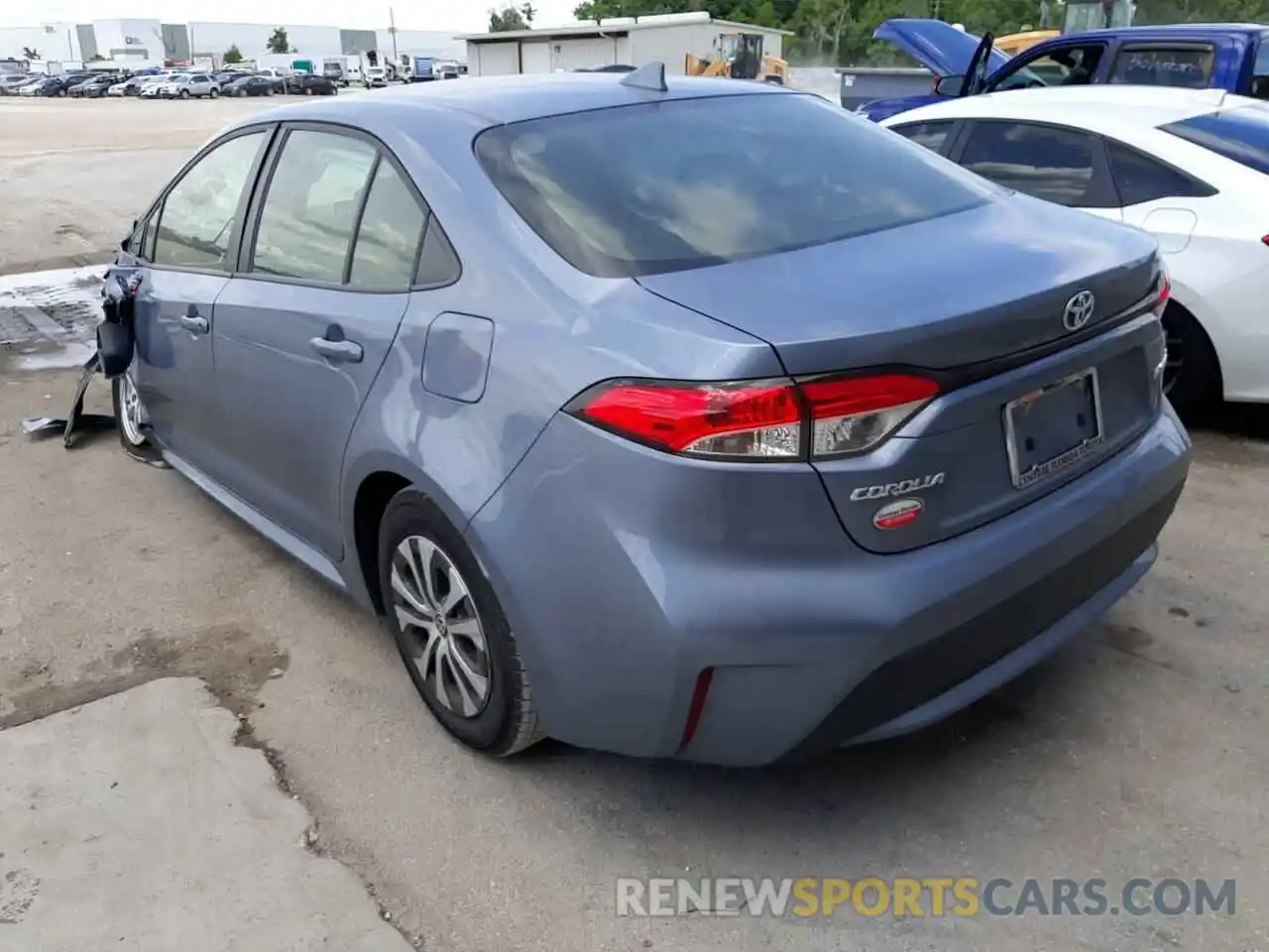 3 Photograph of a damaged car JTDEAMDE4NJ046089 TOYOTA COROLLA 2022