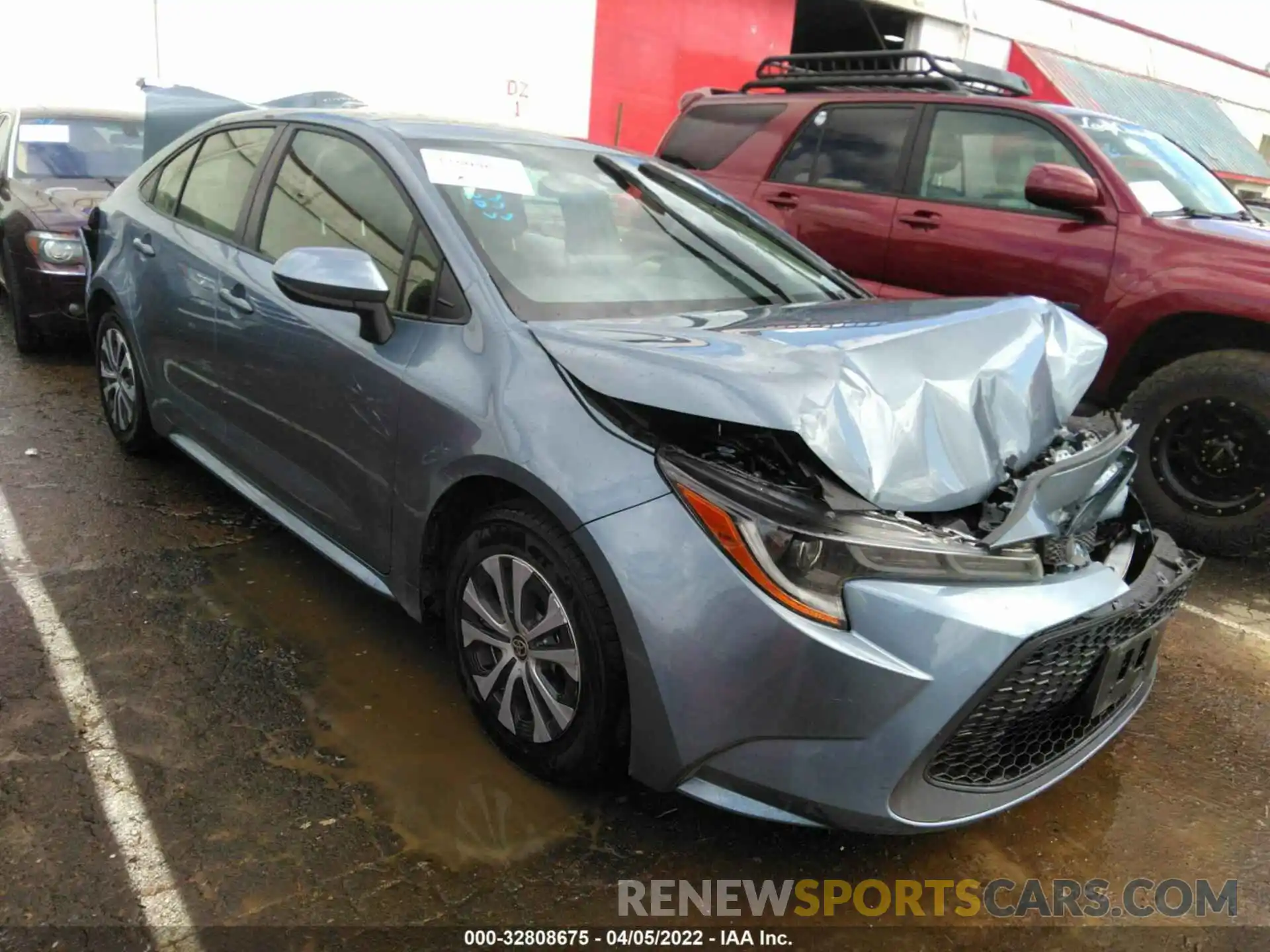 1 Photograph of a damaged car JTDEAMDE4NJ046822 TOYOTA COROLLA 2022