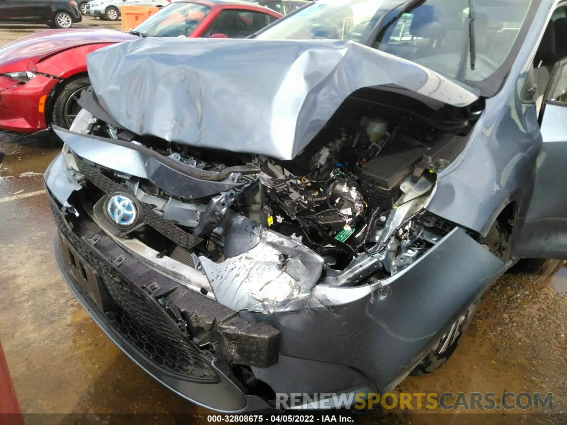 6 Photograph of a damaged car JTDEAMDE4NJ046822 TOYOTA COROLLA 2022