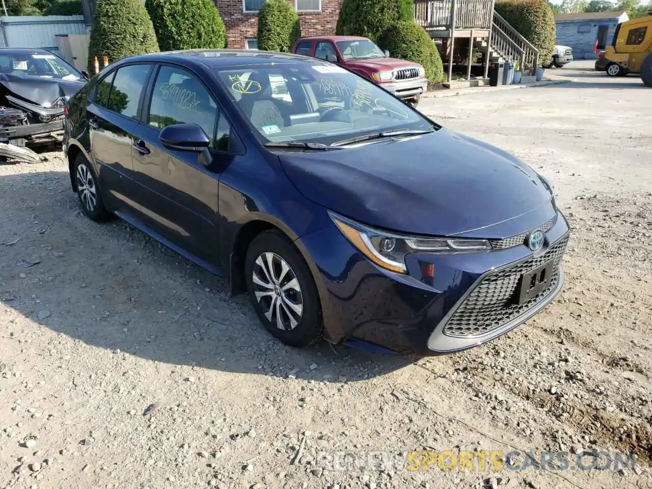 1 Photograph of a damaged car JTDEAMDE4NJ047940 TOYOTA COROLLA 2022