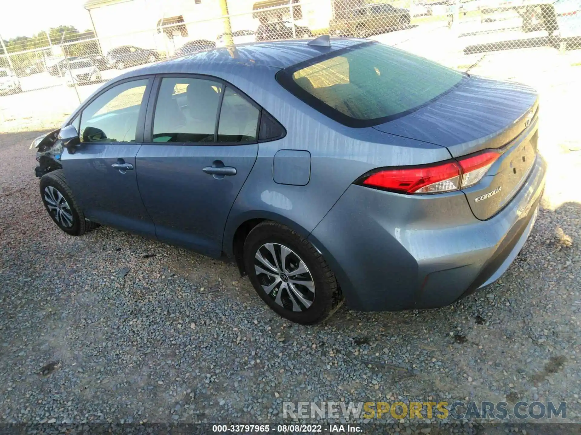 3 Photograph of a damaged car JTDEAMDE4NJ049185 TOYOTA COROLLA 2022