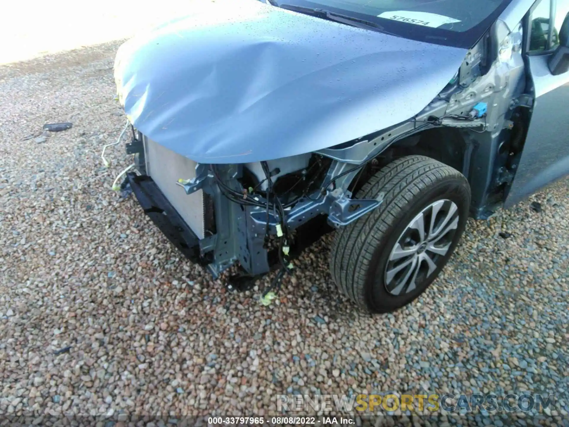 6 Photograph of a damaged car JTDEAMDE4NJ049185 TOYOTA COROLLA 2022