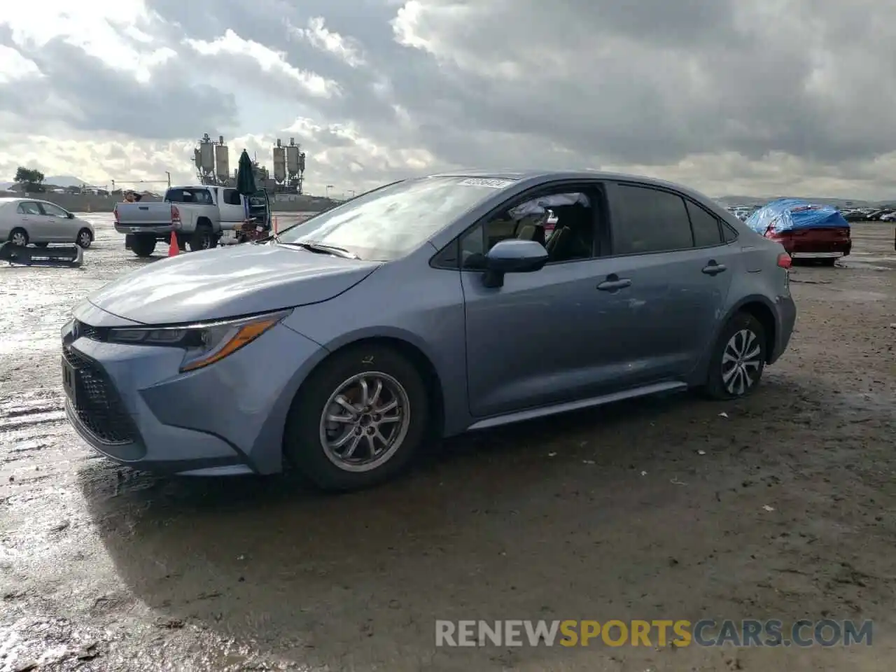 1 Photograph of a damaged car JTDEAMDE4NJ055262 TOYOTA COROLLA 2022