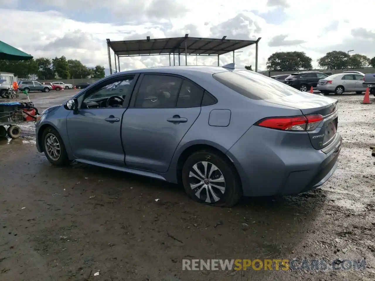 2 Photograph of a damaged car JTDEAMDE4NJ055262 TOYOTA COROLLA 2022