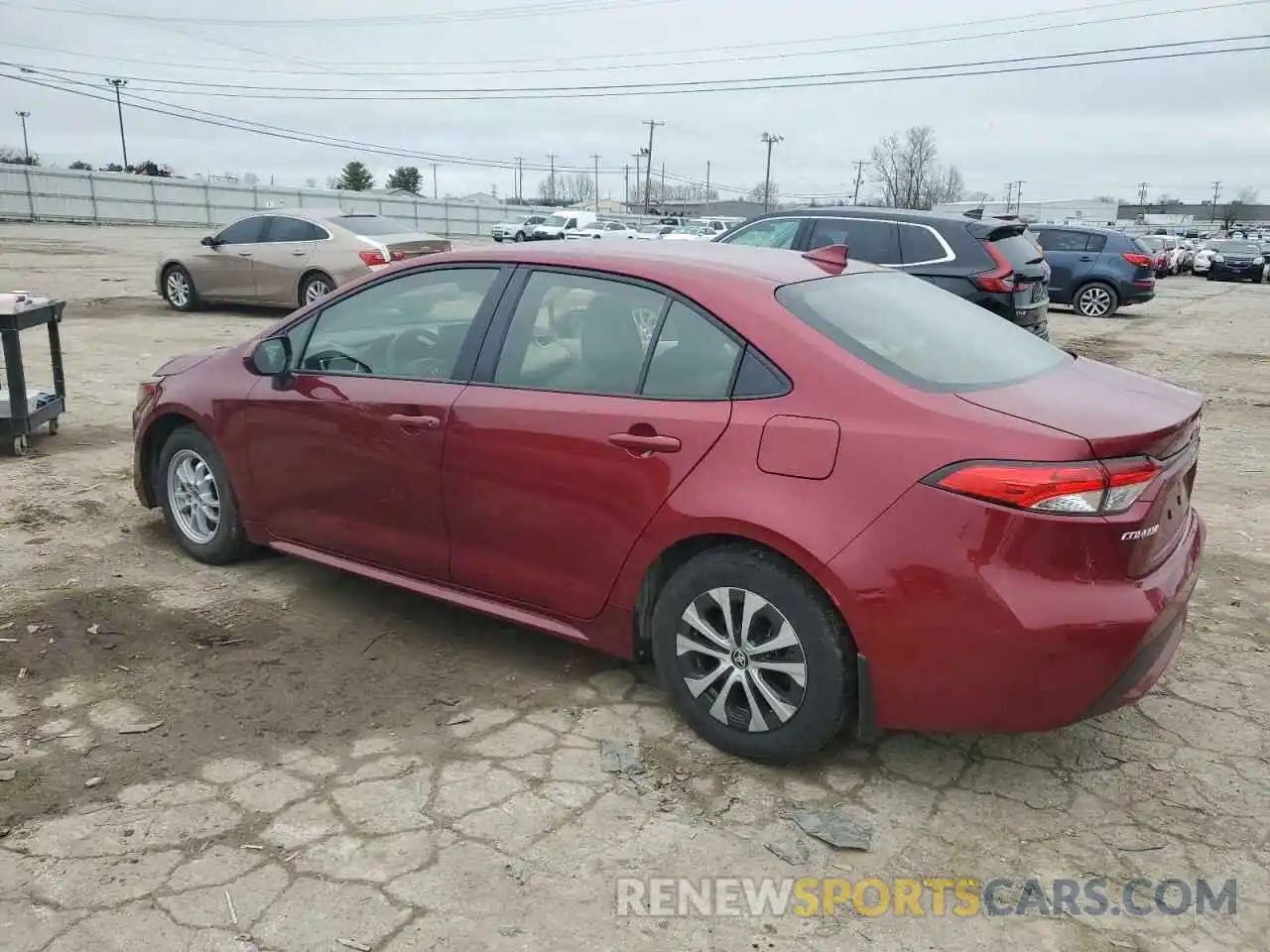 2 Photograph of a damaged car JTDEAMDE4NJ058016 TOYOTA COROLLA 2022