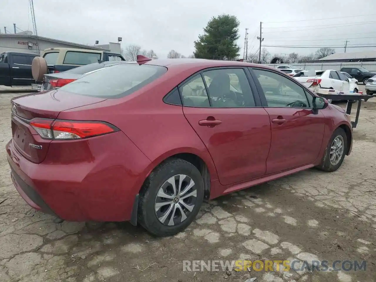 3 Photograph of a damaged car JTDEAMDE4NJ058016 TOYOTA COROLLA 2022