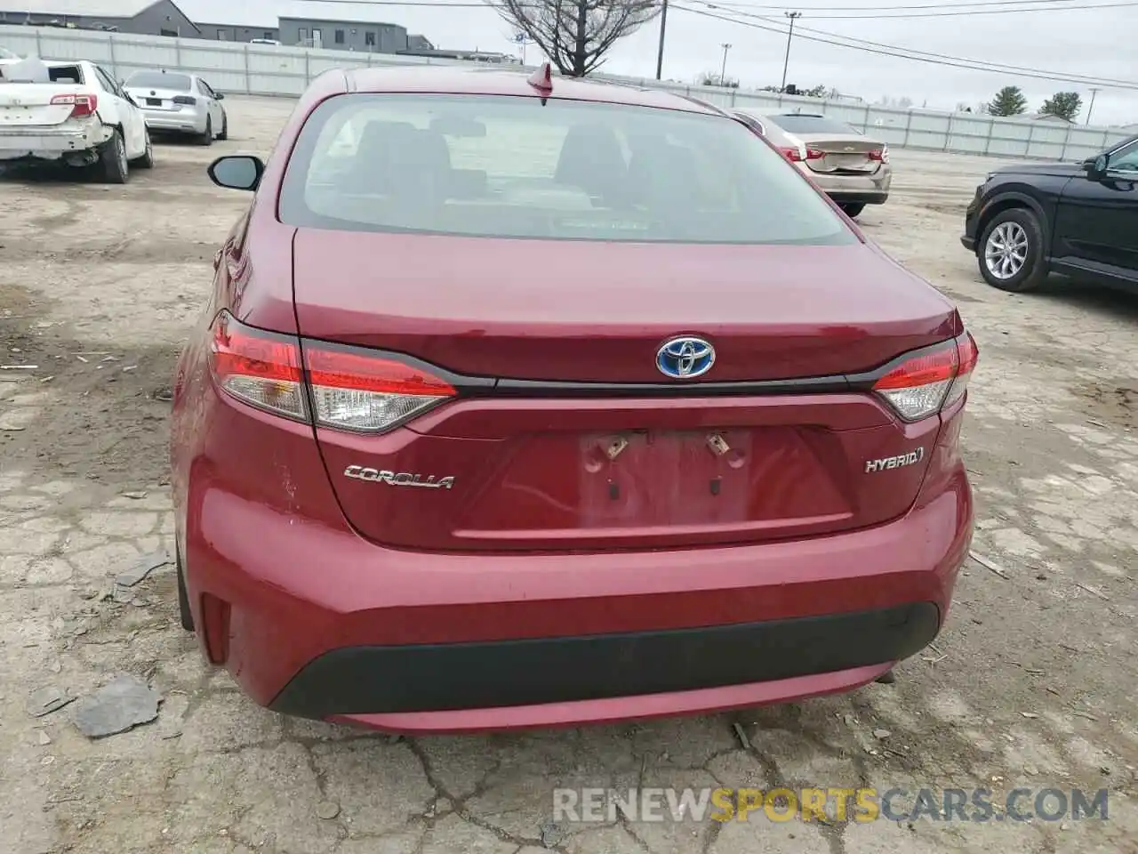 6 Photograph of a damaged car JTDEAMDE4NJ058016 TOYOTA COROLLA 2022