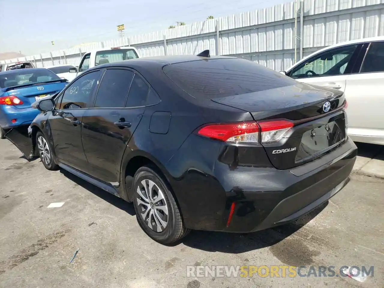 3 Photograph of a damaged car JTDEAMDE4NJ059070 TOYOTA COROLLA 2022