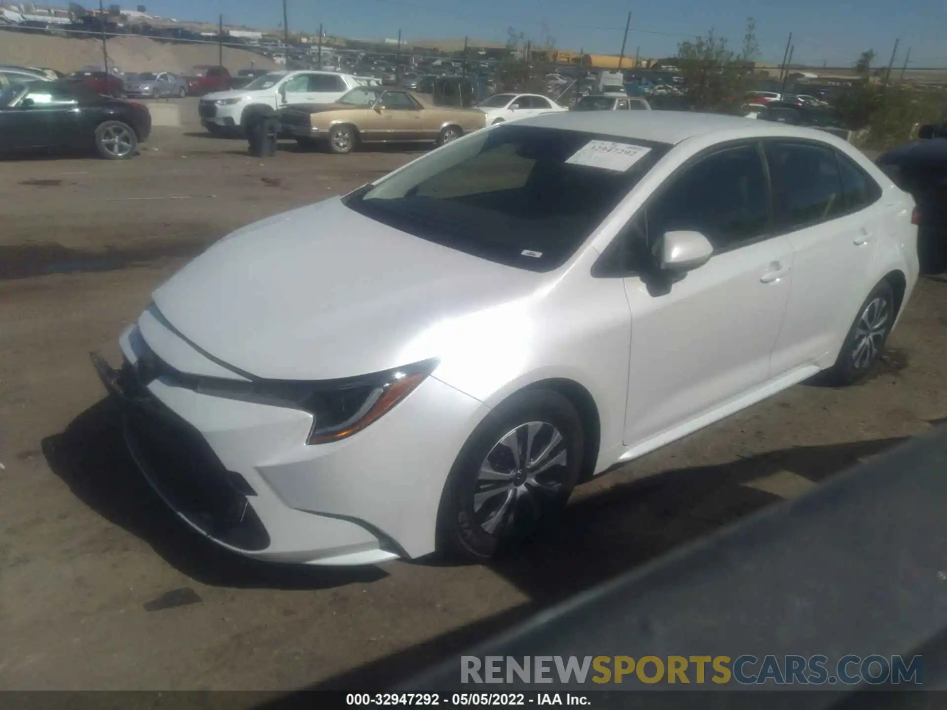 2 Photograph of a damaged car JTDEAMDE5N3000369 TOYOTA COROLLA 2022