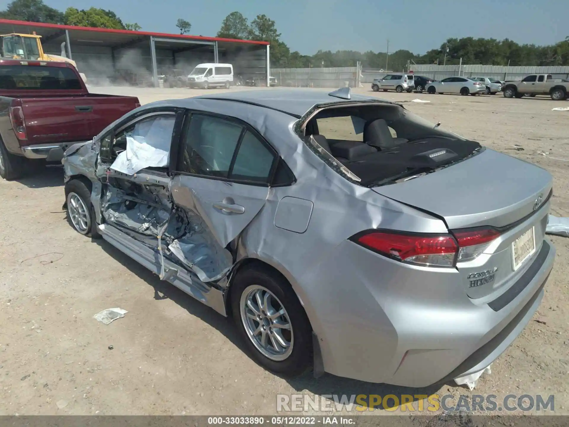 3 Photograph of a damaged car JTDEAMDE5N3004583 TOYOTA COROLLA 2022