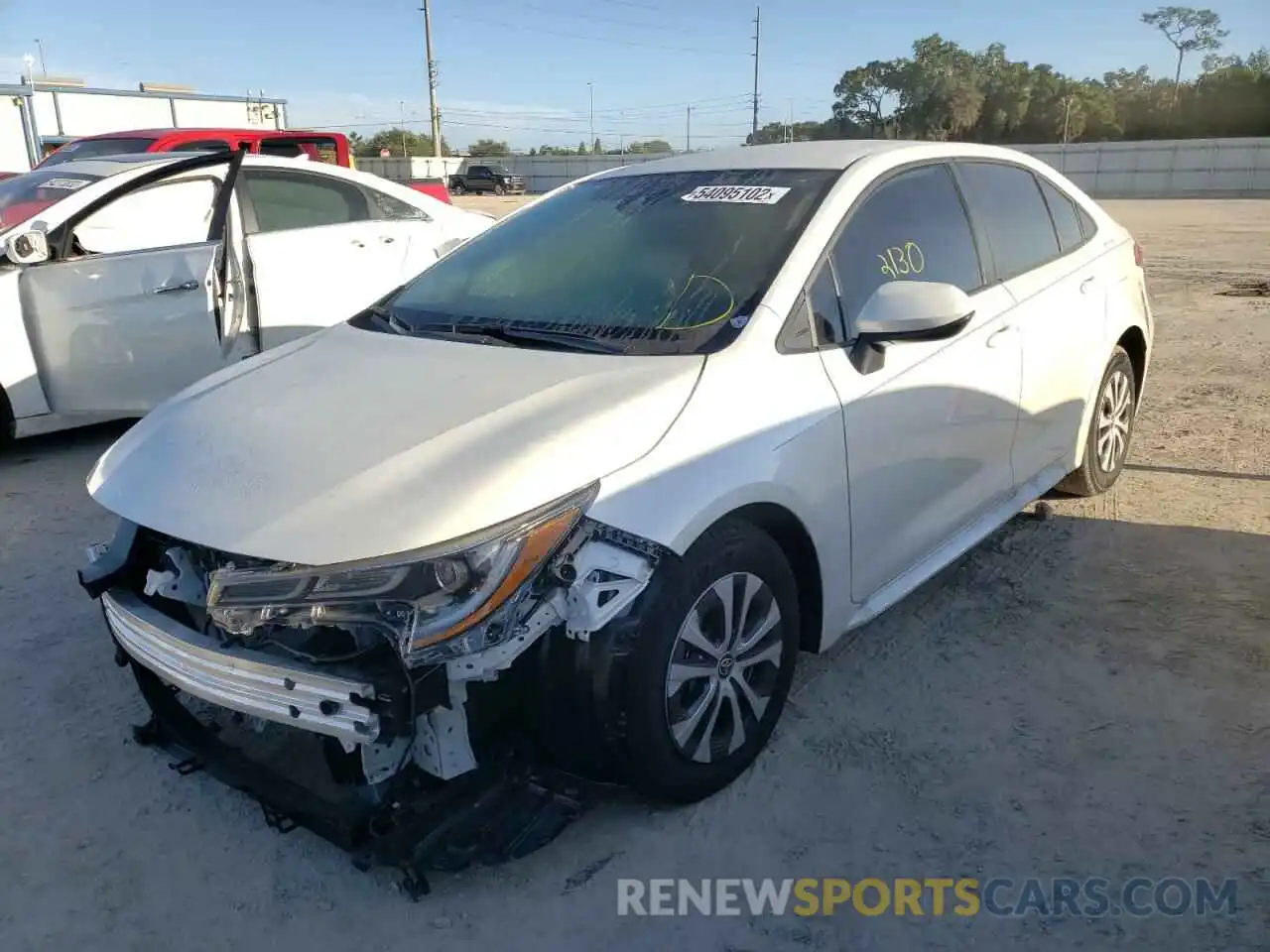 2 Photograph of a damaged car JTDEAMDE5N3005264 TOYOTA COROLLA 2022