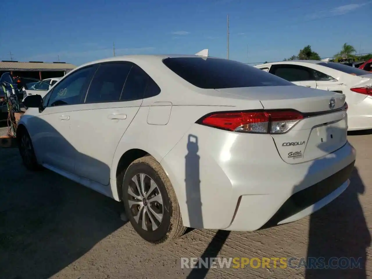 3 Photograph of a damaged car JTDEAMDE5N3005264 TOYOTA COROLLA 2022