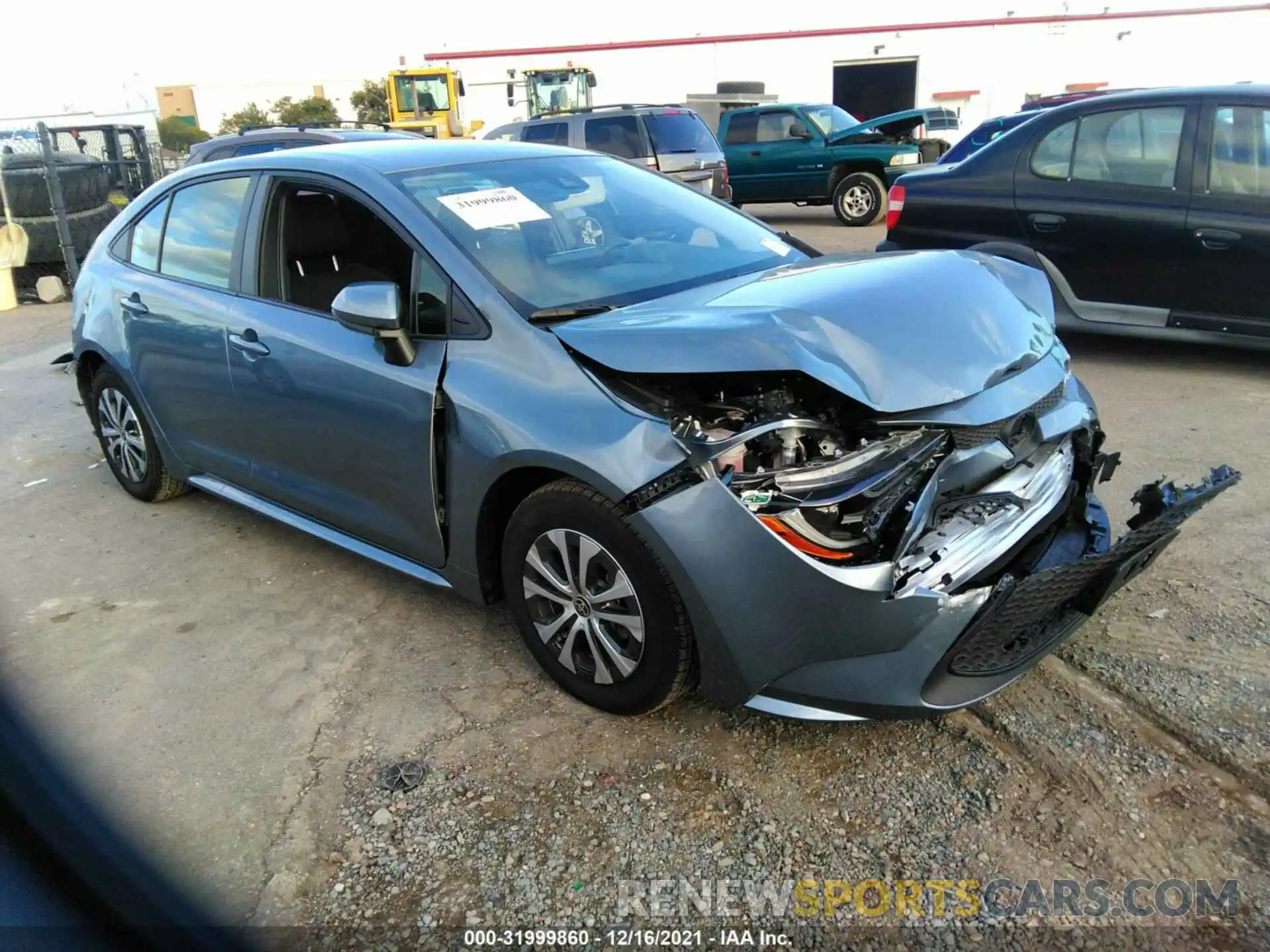 1 Photograph of a damaged car JTDEAMDE5NJ035733 TOYOTA COROLLA 2022