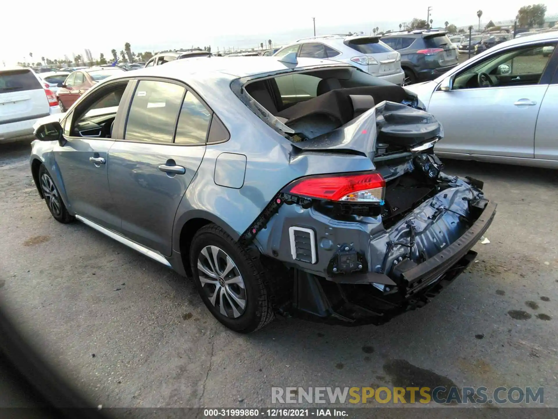 3 Photograph of a damaged car JTDEAMDE5NJ035733 TOYOTA COROLLA 2022