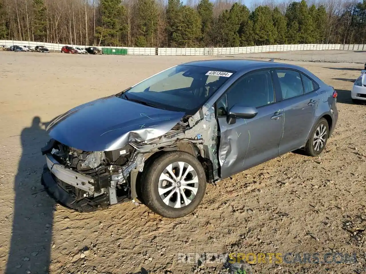 1 Photograph of a damaged car JTDEAMDE5NJ036347 TOYOTA COROLLA 2022