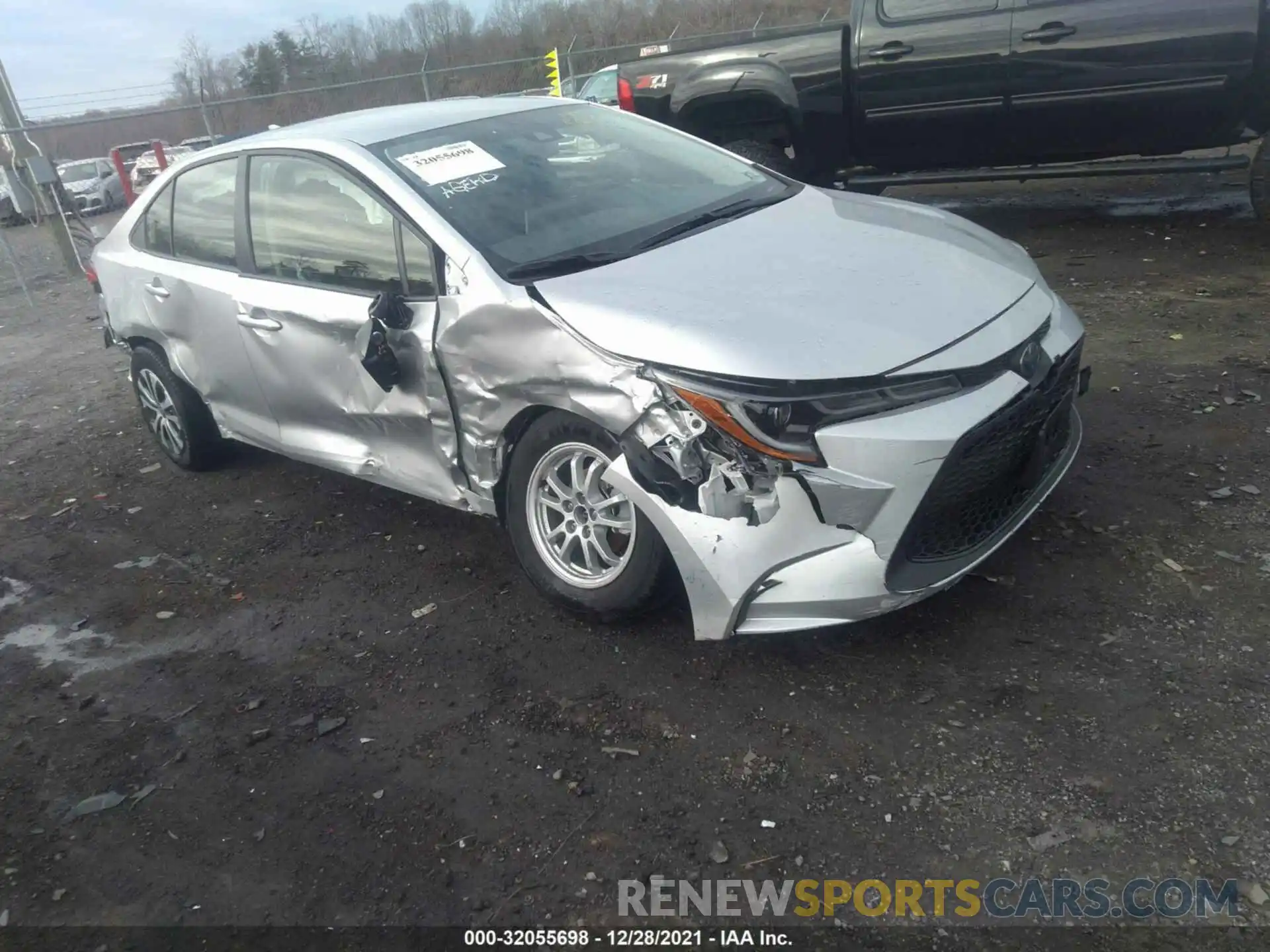 1 Photograph of a damaged car JTDEAMDE5NJ040883 TOYOTA COROLLA 2022