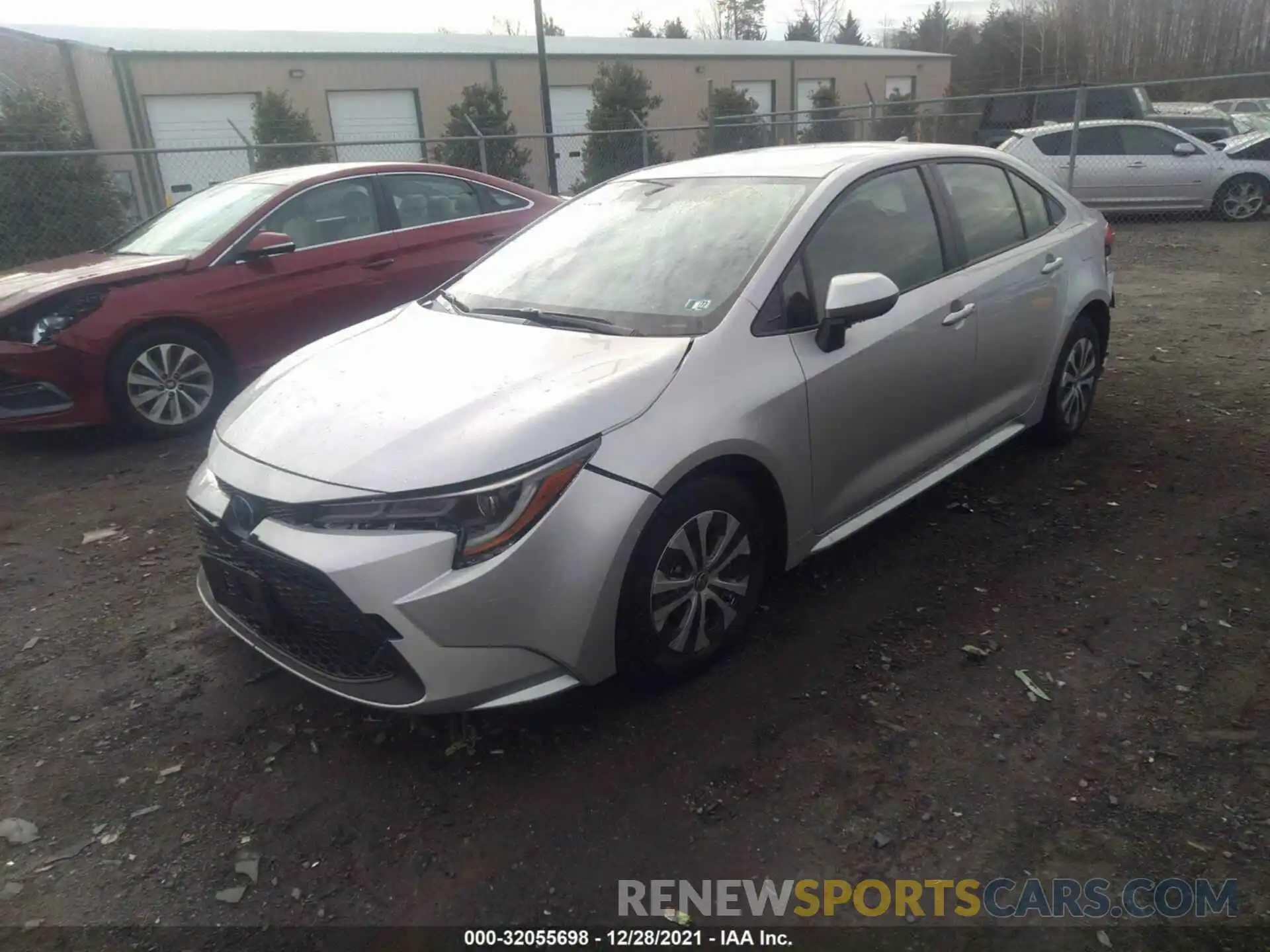 2 Photograph of a damaged car JTDEAMDE5NJ040883 TOYOTA COROLLA 2022