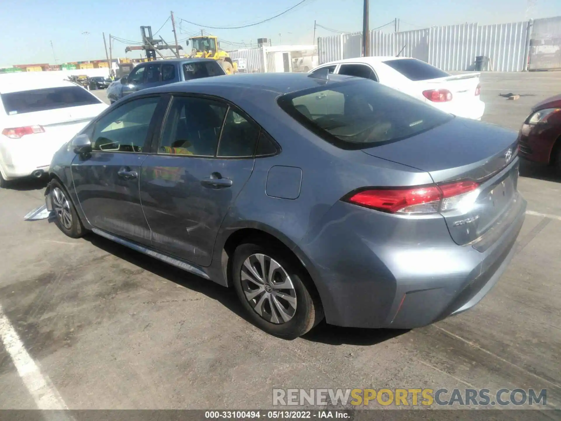 3 Photograph of a damaged car JTDEAMDE5NJ042438 TOYOTA COROLLA 2022