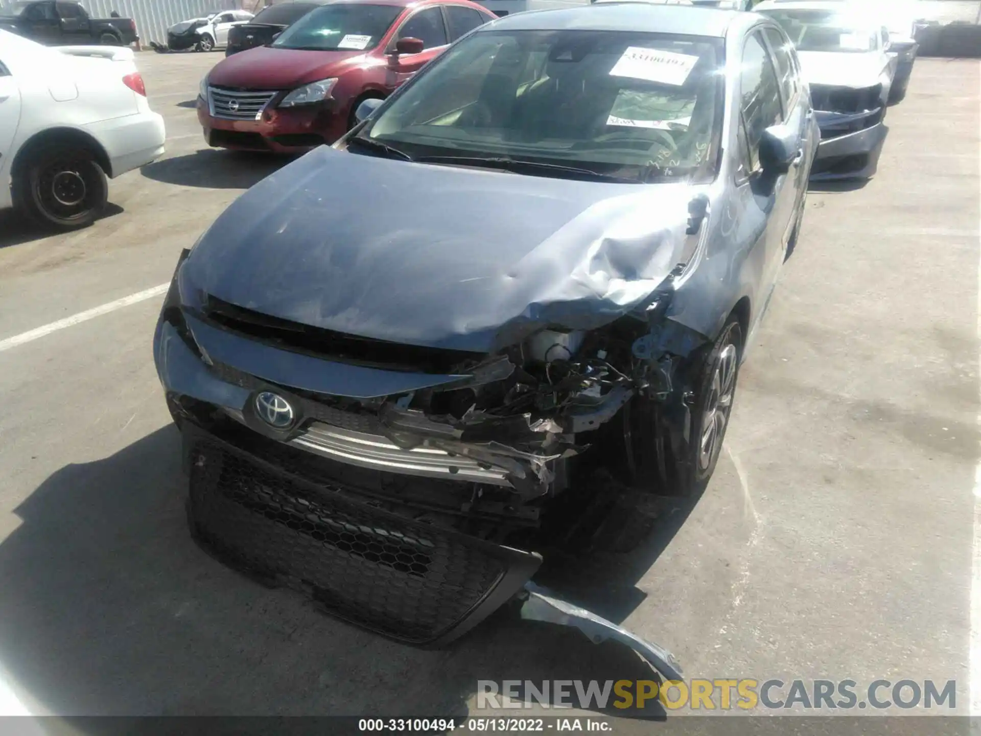 6 Photograph of a damaged car JTDEAMDE5NJ042438 TOYOTA COROLLA 2022