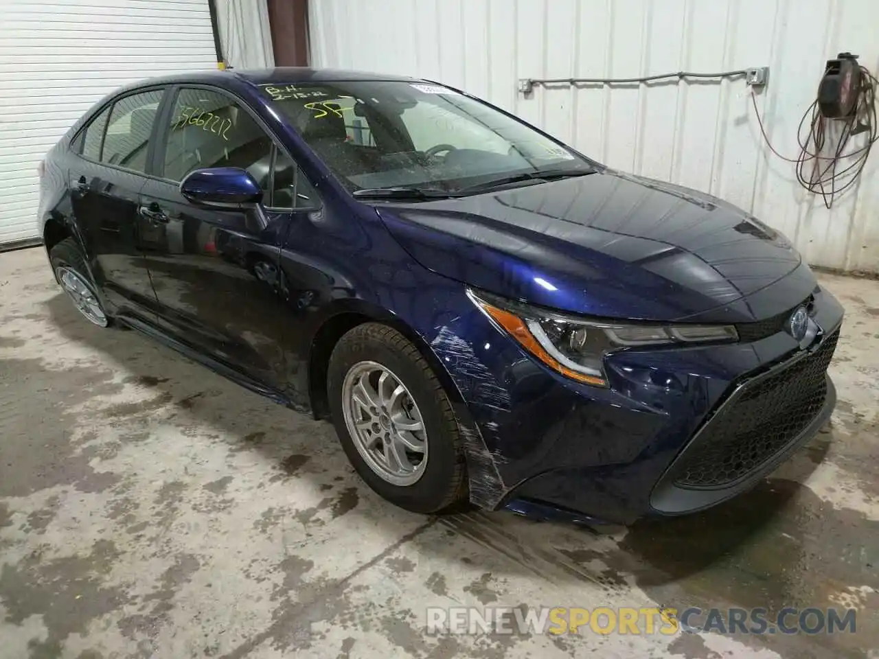 1 Photograph of a damaged car JTDEAMDE5NJ044450 TOYOTA COROLLA 2022