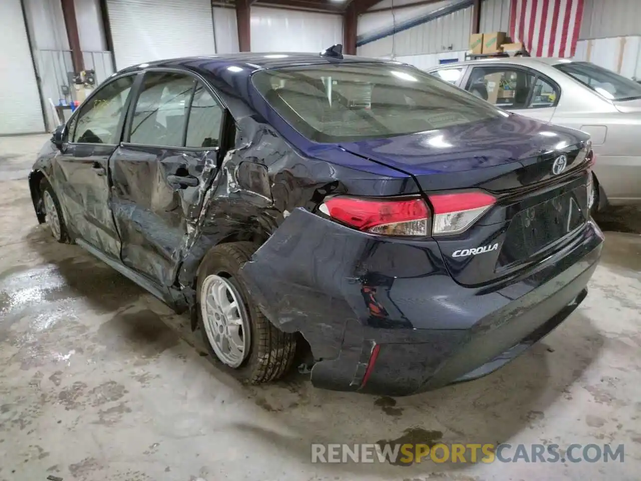 3 Photograph of a damaged car JTDEAMDE5NJ044450 TOYOTA COROLLA 2022