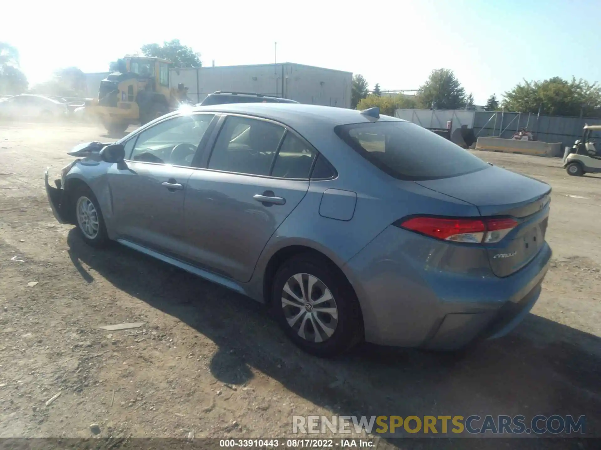 3 Photograph of a damaged car JTDEAMDE5NJ044660 TOYOTA COROLLA 2022