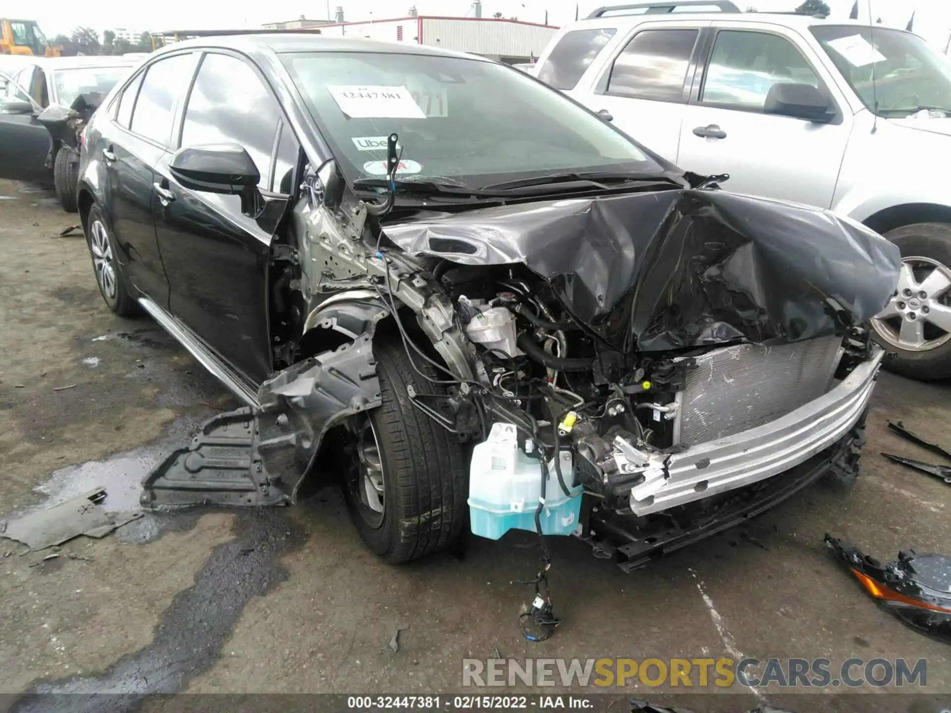 1 Photograph of a damaged car JTDEAMDE5NJ044819 TOYOTA COROLLA 2022