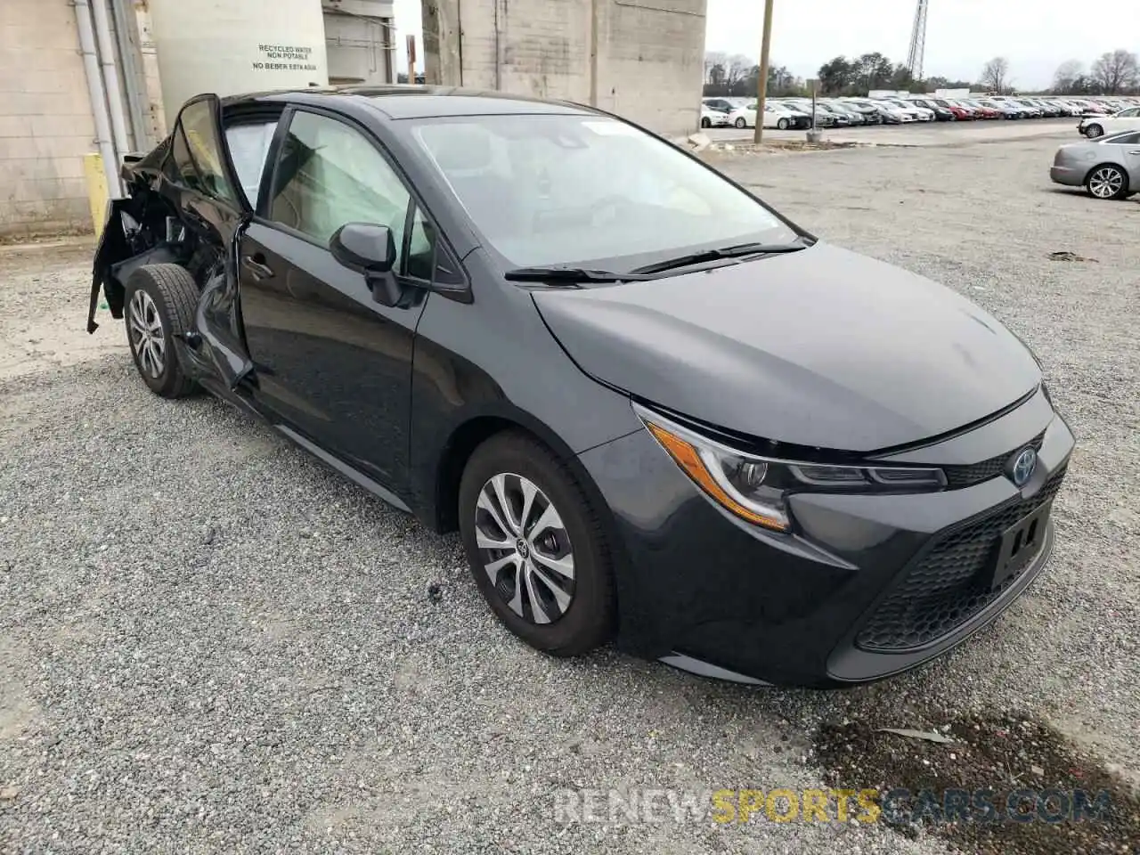 1 Photograph of a damaged car JTDEAMDE5NJ047719 TOYOTA COROLLA 2022