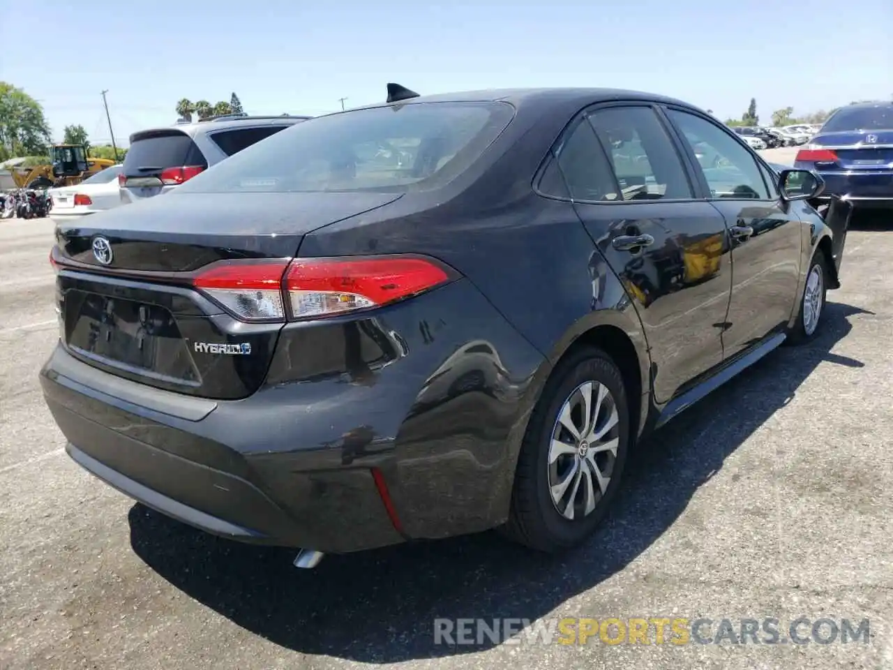 4 Photograph of a damaged car JTDEAMDE5NJ048322 TOYOTA COROLLA 2022