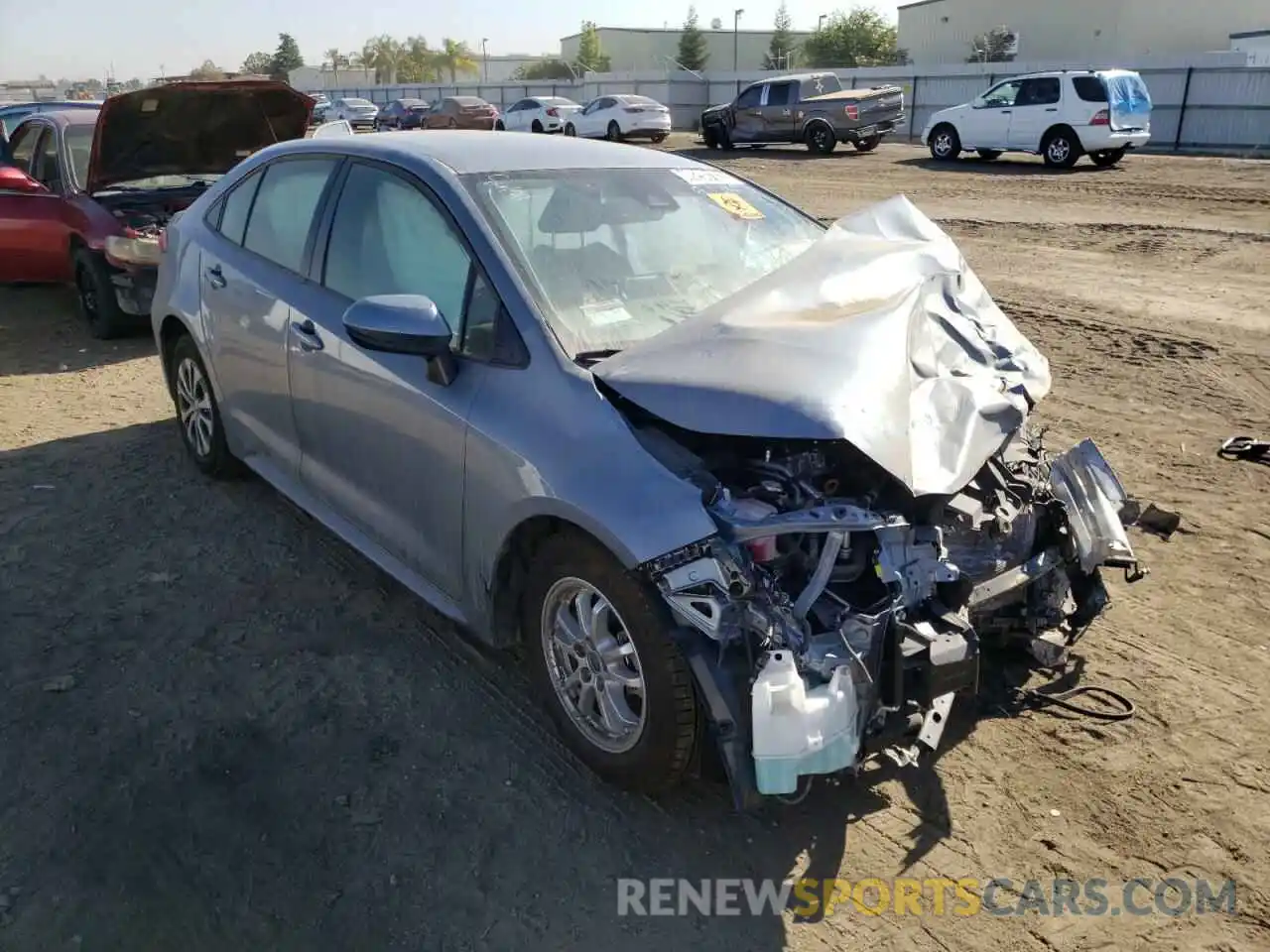 1 Photograph of a damaged car JTDEAMDE5NJ051530 TOYOTA COROLLA 2022