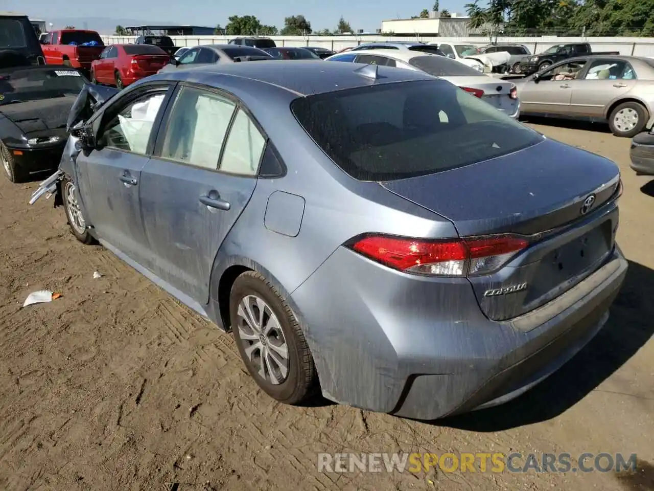 3 Photograph of a damaged car JTDEAMDE5NJ051530 TOYOTA COROLLA 2022