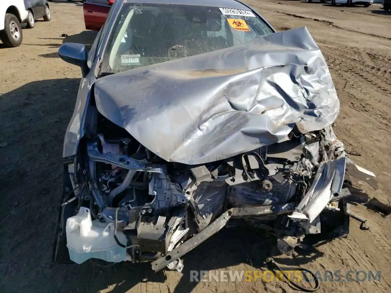 9 Photograph of a damaged car JTDEAMDE5NJ051530 TOYOTA COROLLA 2022